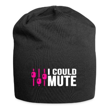 DJ Music Audio Mixer Analog Audio Mixer Disco - Jersey Beanie - black - Front