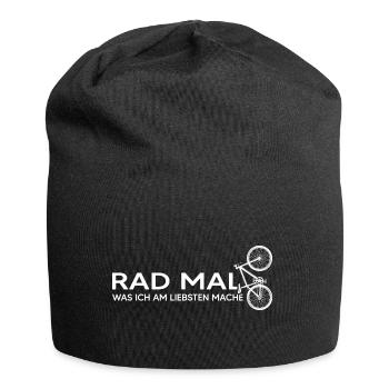 Fahrrad Bike Fahrradkette Radfahrer Lieblings-Bike - Jersey-Beanie - Schwarz - Vorne