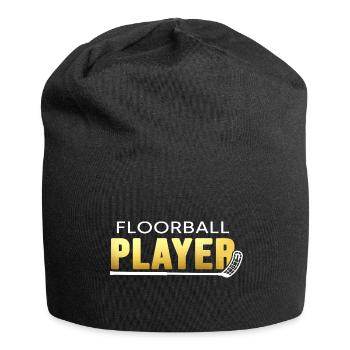 Floorball Unihockey FLOORBALLplayer Floorballspiel - Jersey-Beanie - Schwarz - Vorne