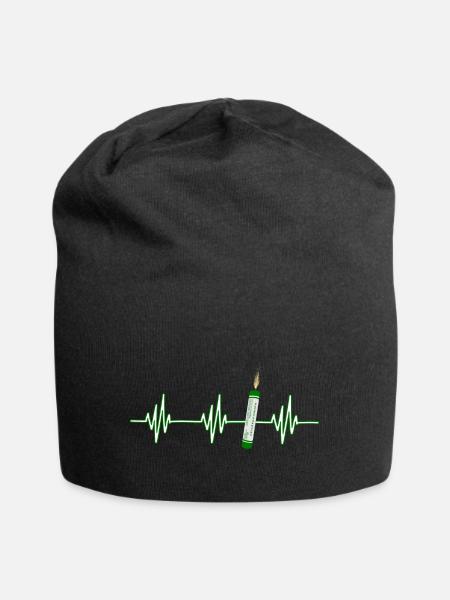 Heartbeat Pyro Cracker - Jersey-Beanie - Schwarz