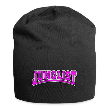 DNB Ladies Pink Junglist | Original Junglist - Jersey Beanie - black - Front