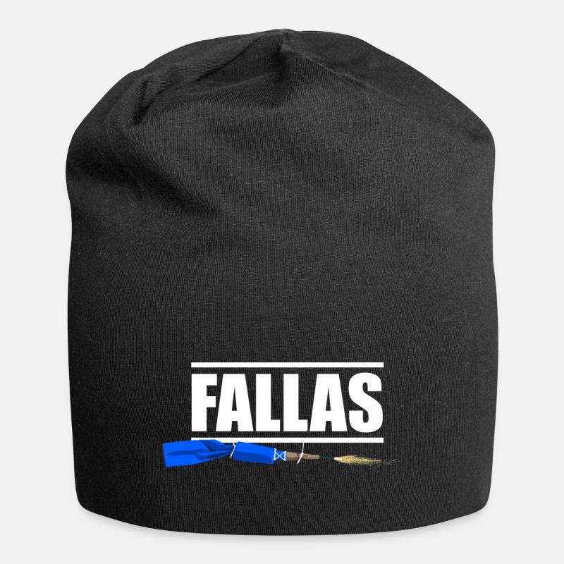 Fallas Valencia Fireworks Pyro - Bonnet en jersey - noir