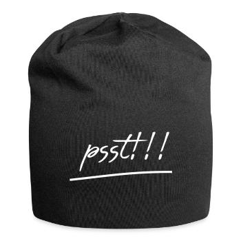 Psst - Jersey Beanie - black - Front