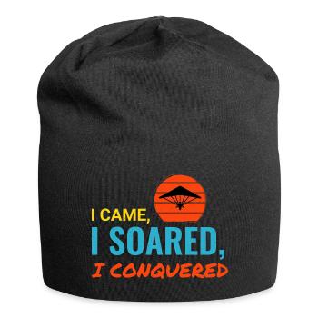 Hang Gliding Air Sports Adventure Soaring Pilot - Jersey Beanie - black - Front