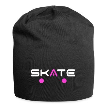 skate skateboarder skate-board halfpipe SK8 deck - Jersey-Beanie - Schwarz - Vorne