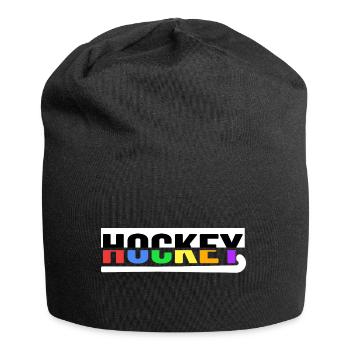 hockey field hockey field hockey indoor hockey 7m - Jersey Beanie - black - Front