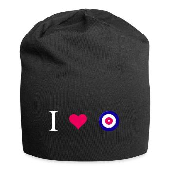 curling eisstockschießen curler curling-love - Jersey-Beanie - Schwarz - Vorne