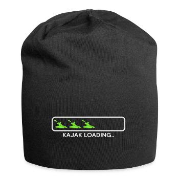 kajak kanu paddeln kajak-loading - Jersey-Beanie - Schwarz - Vorne