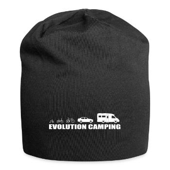 camping - Jersey-Beanie - Schwarz - Vorne