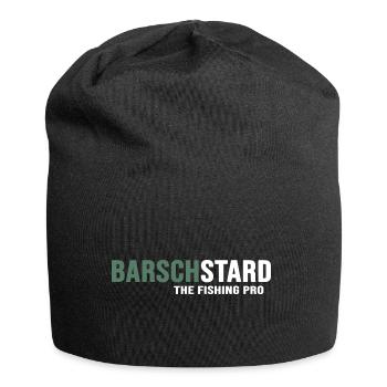 Angeln Angler "Barsch oder Hecht" Angelhaken - Jersey-Beanie - Schwarz - Vorne