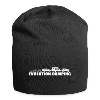 Camping - Jersey-Beanie - Schwarz - Vorne