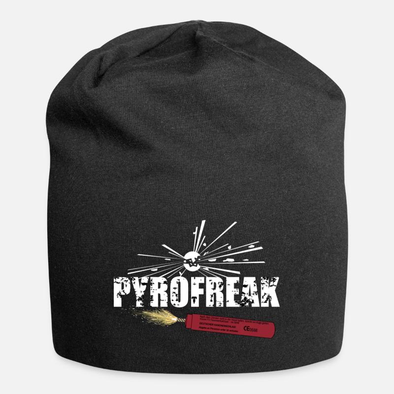 Pyro Freak - Jersey-Beanie - Schwarz
