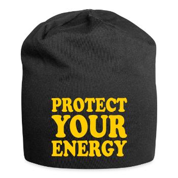 Protect your energy - Bonnet en jersey - noir - Devant
