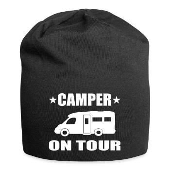 Camping - Jersey-Beanie - Schwarz - Vorne