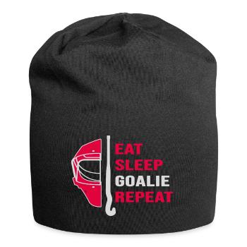 Hockey Feldhockey-Torwart HockeyGoalie Hockeysport - Jersey-Beanie - Schwarz - Vorne