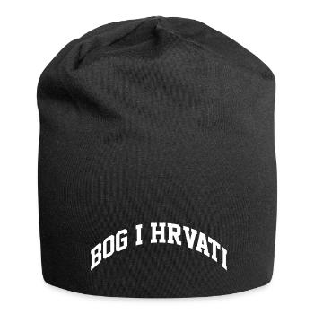 Bog i Hrvati Croatie T-shirt Croatie Hrvatska - Bonnet en jersey - noir - Devant