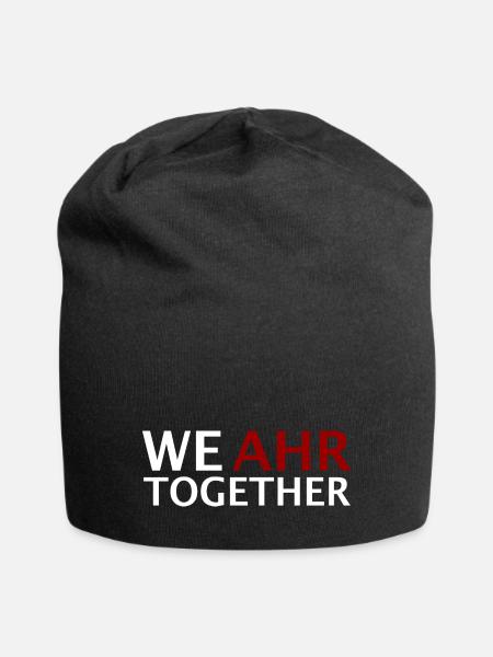 We AHR together | Ahrtal Hochwasser SolidAHRität - Jersey-Beanie - Schwarz