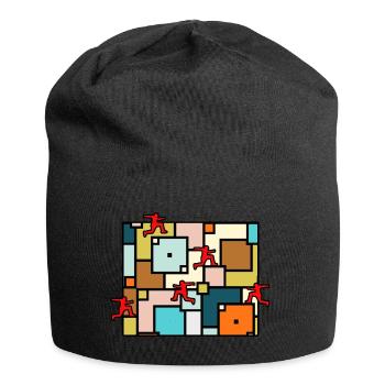Parkour Traceur Freerun CityParkour Jump-Art - Jersey Beanie - black - Front