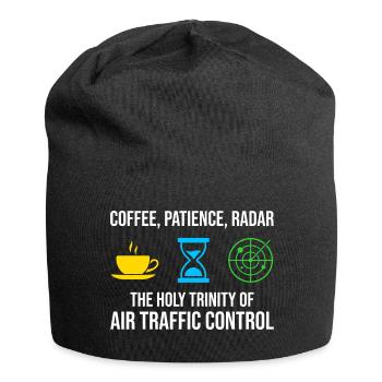 Air Traffic Controller Coffee Radar ATC Aviation - Jersey Beanie - black - Front