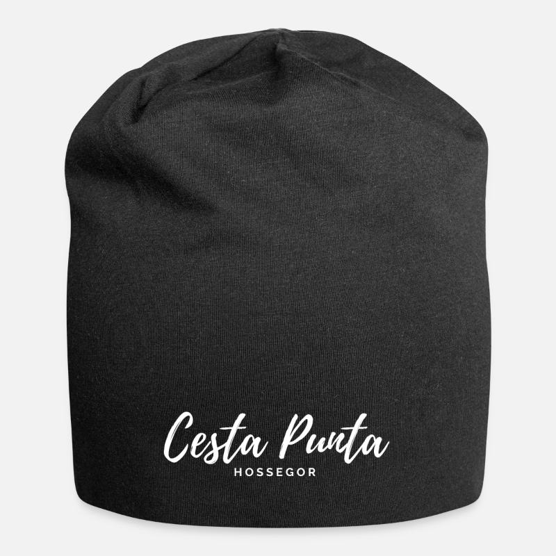 CESTA PUNTA HOSSEGOR - JEU DE PELOTE BASQUE - Bonnet en jersey - noir