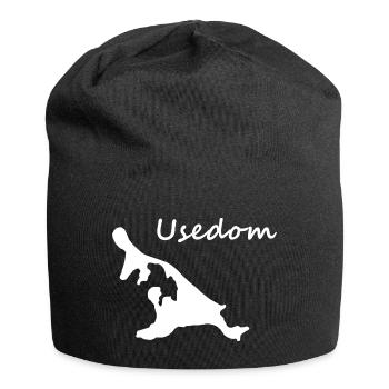 Usedom - Jersey-Beanie - Schwarz - Vorne
