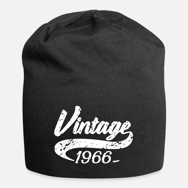 Vintage 1966 - Bonnet en jersey - noir