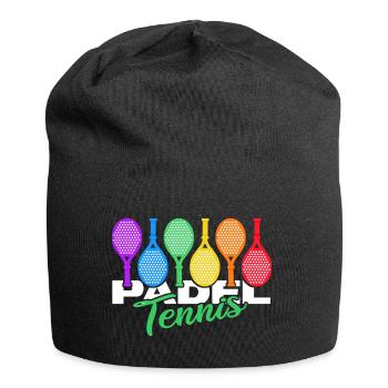 padel padel-tennis paddle padle - Jersey Beanie - black - Front