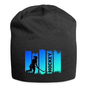 Feldhockey Hockey-girl Hockeyqueen Hockeysport - Jersey-Beanie - Schwarz - Vorne