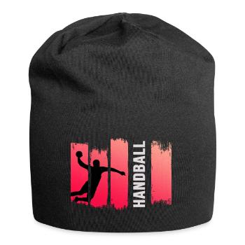 Handball Handballspieler Sprungwurf HandballPro - Jersey-Beanie - Schwarz - Vorne