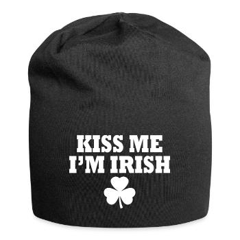 kiss me im irish - Bonnet en jersey - noir - Devant
