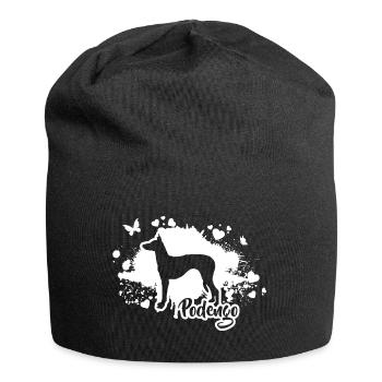 PODENGO Race de chien Chien Chiens Wilsigns - Bonnet en jersey - noir - Devant