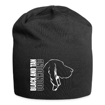 BLACK AND TAN COONHOUND Profil Chiens Wilsigns - Bonnet en jersey - noir - Devant