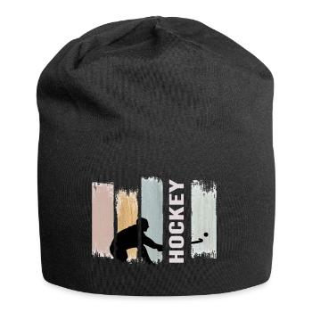 Hockey Field Hockey Art Artificial Turf Hockey - Jersey Beanie - black - Front