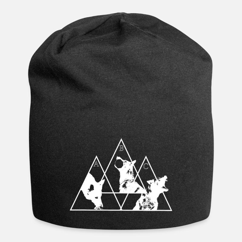 IGP Dreieck - Jersey-Beanie - Schwarz