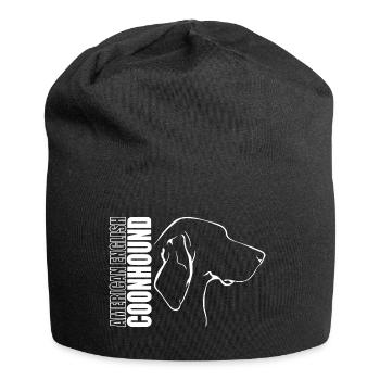ANGLAIS AMÉRICAIN COONHOUND Profil Chiens Wilsigns - Bonnet en jersey - noir - Devant