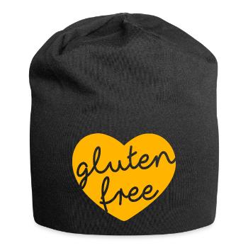 Gluten free - Jersey-Beanie - Schwarz - Vorne