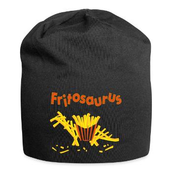 Fritosaurus - Vecteur dans une conception - Bonnet en jersey - noir - Devant