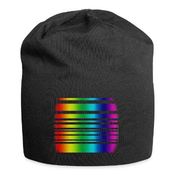 Rainbow - Jersey Beanie - black - Front