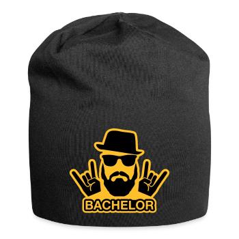 Bachelor T-shirt - bachelor chemise - marié -JGA - Bonnet en jersey - noir - Devant