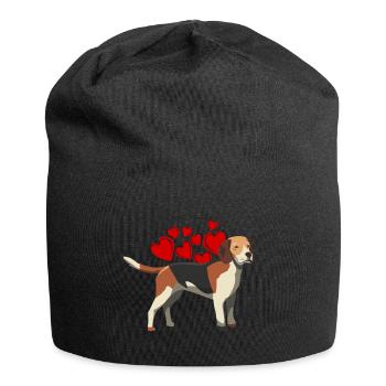 Lovely Dog! - Jersey Beanie - black - Front