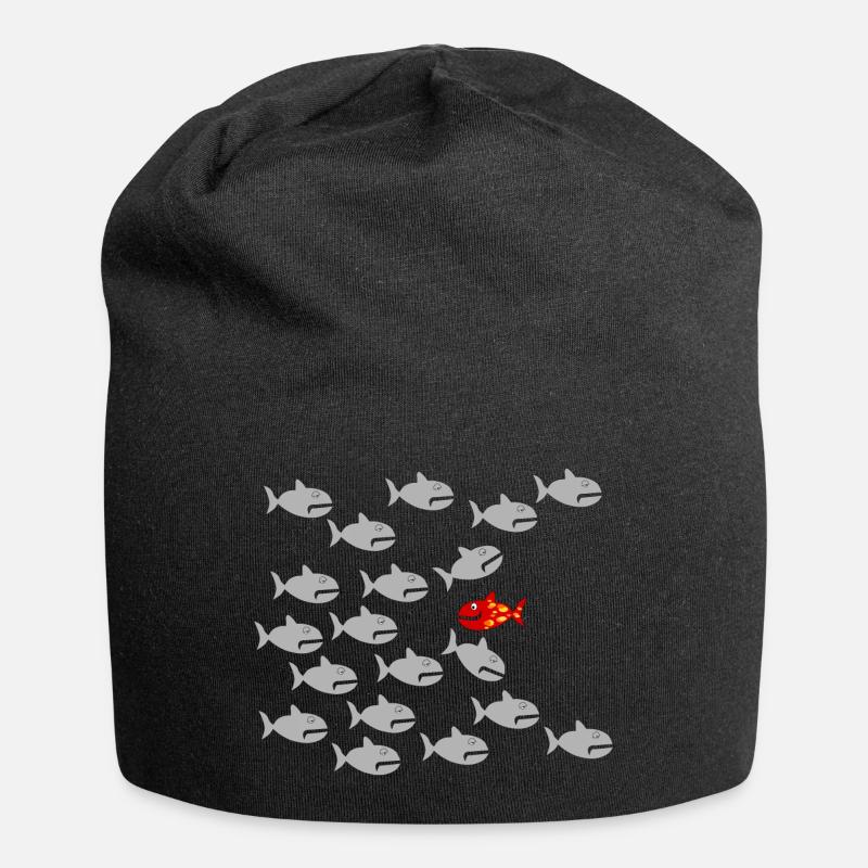 Sei Anders !!! - Jersey-Beanie - Schwarz