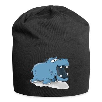 Nielpferd - Jersey-Beanie - Schwarz - Vorne
