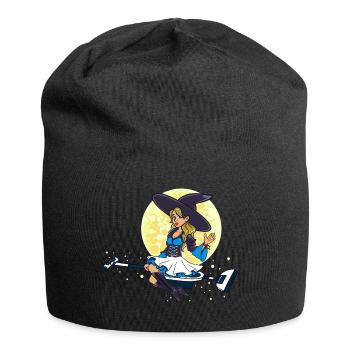 Entreprise de nettoyage de sorcière - Bonnet en jersey - noir - Devant