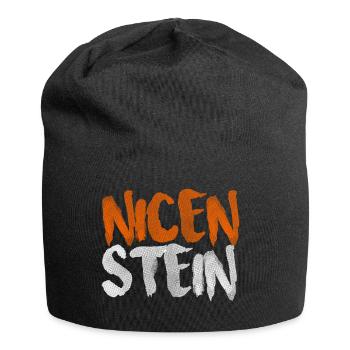 Nicenstein - Jersey-Beanie - Schwarz - Vorne