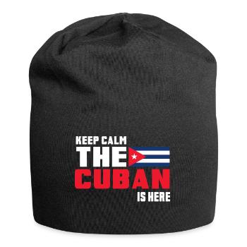 Keep Calm The Cuban is Here Cuba - Jersey Beanie - black - Front