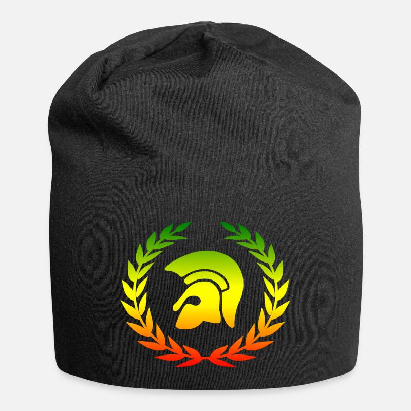 Trojan Reggae Lorbeer - Jersey-Beanie - Schwarz
