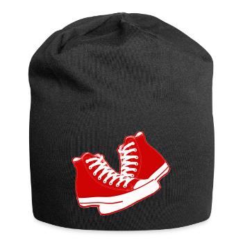 chaussures old school - Bonnet en jersey - noir - Devant