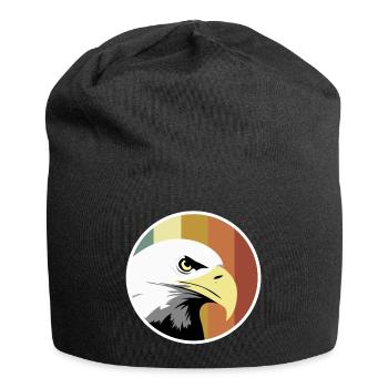 Adler - Jersey-Beanie - Schwarz - Vorne