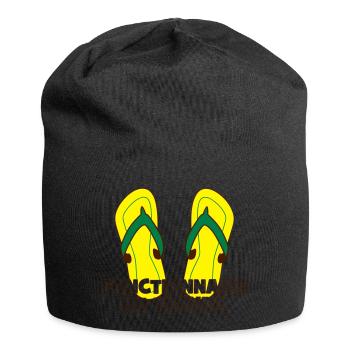 Fonctionnaire au travail ! - Bonnet en jersey - noir - Devant