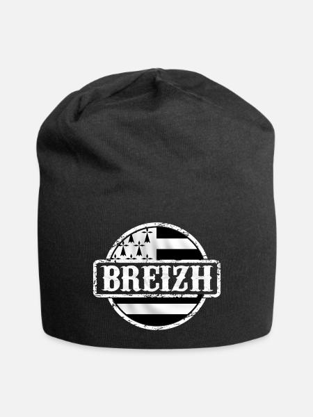 Bretagne - Breizh 06 - Bonnet en jersey - noir
